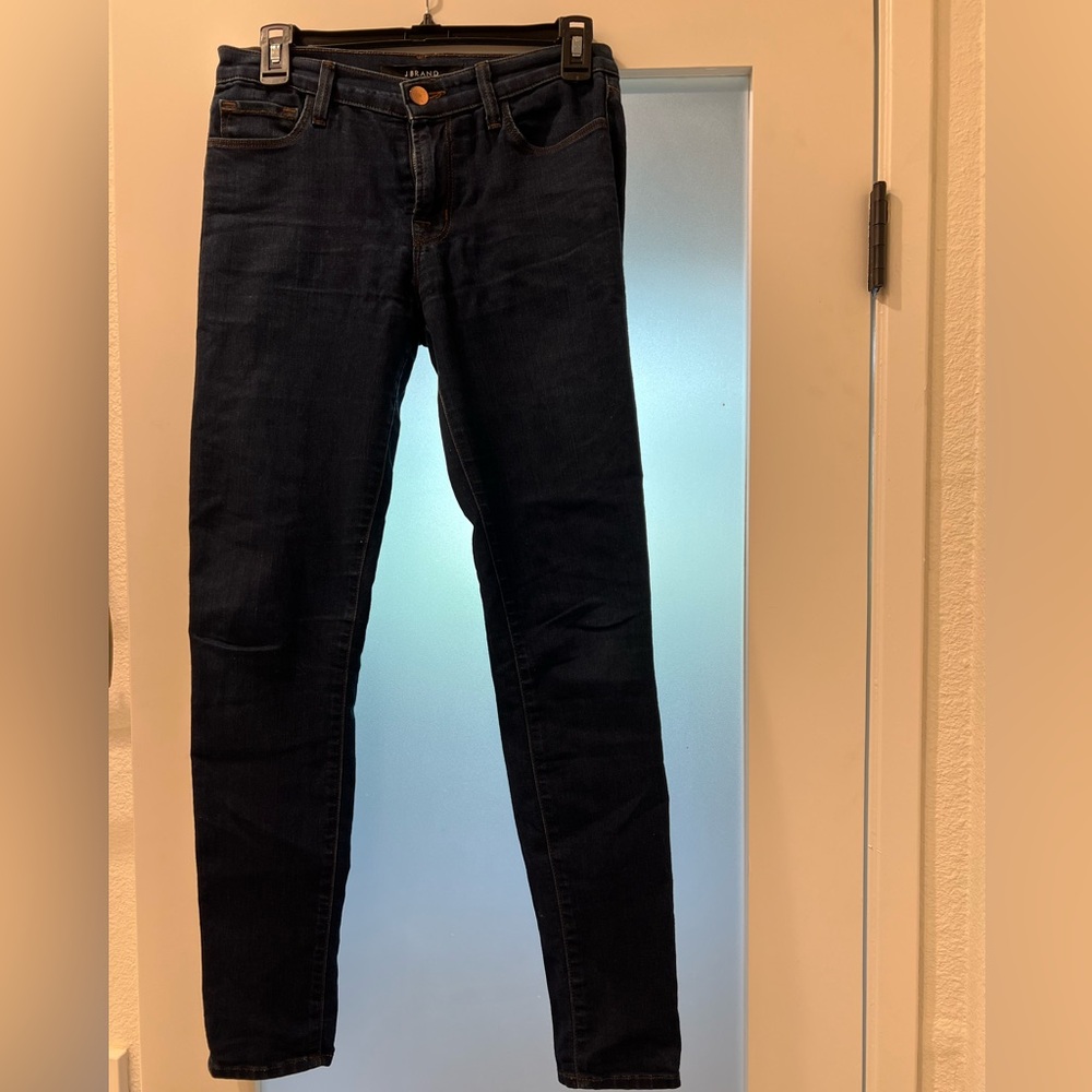 J Brand Women's Dark Blue Skinny Jeans